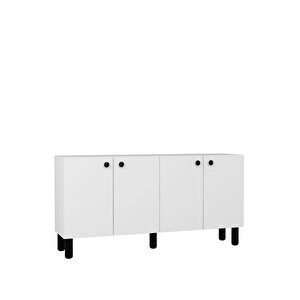 8197-1ct Kb150 Konsol Tv Üni̇tesi̇-BEYAZ-SİYAH