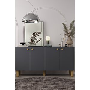 8197-1ct Kb150 Konsol Tv Üni̇tesi̇-ANTRASİT-SAFİRMEŞE Antrasit-Safirmeşe