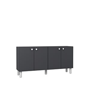 8197-1ct Kb150 Konsol Tv Üni̇tesi̇-ANTRASİT-BEYAZ