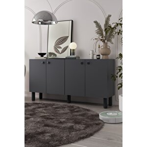 8197-1ct Kb150 Konsol Tv Üni̇tesi̇-ANTRASİT-SİYAH Antrasit - Siyah