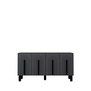 8195kb-128ct Konsol Tv Üni̇tesi̇-antrasit-siyah Antrasit - Siyah