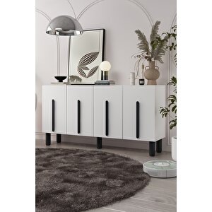 8196kb150-128ct Konsol-BEYAZ-SİYAH Beyaz-Siyah