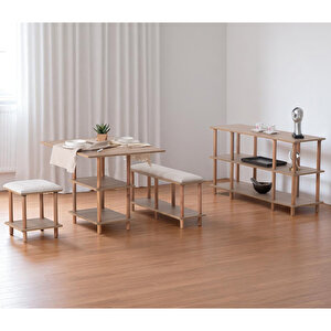 Pia Yemek Odası Takımı Ceviz Ceviz