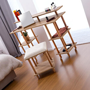 Pia Şifonyer Puflu Ceviz