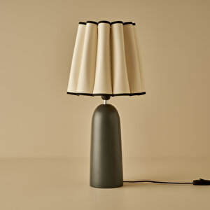 Curly Abajur Antrasit (28x57 Cm) Antrasit