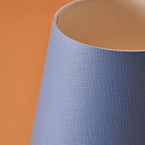 Bleu Blanc Abajur Mavi (16x32 Cm) Mavi