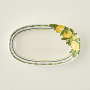 Lemoncello Porselen Sunum Tabağı (24 Cm) Çok Renkli