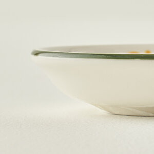 Line Porselen Küçük Sunum Kasesi Yeşil (9,5 Cm) Yeşil