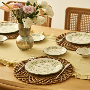 Veronica Porselen 8 Parça 4 Kişilik Kahvaltı Takımı Çok Renkli