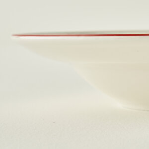 Line Porselen Makarna Tabağı Kırmızı (28 Cm) Kırmızı