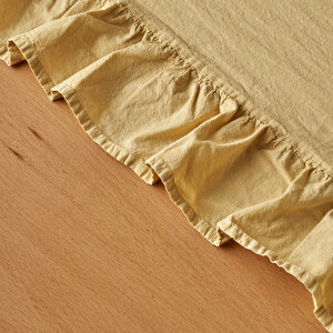 %100 Pamuk Elegance Runner Sarı (50x150 Cm) Sarı