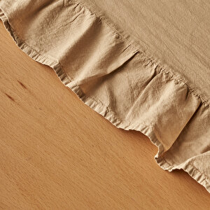 %100 Pamuk Elegance Runner Bej (50x150 Cm) Bej