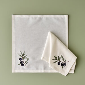 Olive Peçete Krem (35x45 Cm) Krem