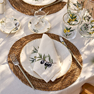 Olive Peçete Krem (35x45 Cm) Krem