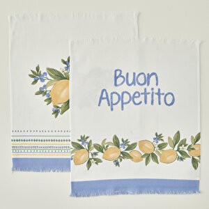 Lemoncello Pamuklu 2 'li Kurulama Bezi Sarı (40x50 Cm) Sarı