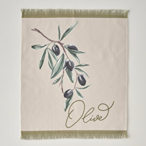 Olive Pamuklu 2'li Kurulama Bezi Bej (40x50 Cm) Bej