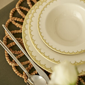 Lena Porselen 12 Parça 4 Kişilik Yemek Takımı Çok Renkli