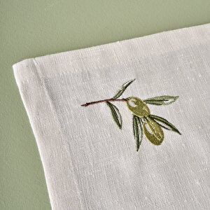 Olive Amerikan Servis Krem (35x45 Cm) Krem