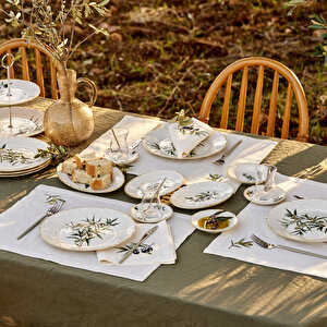 Olive Amerikan Servis Krem (35x45 Cm) Krem