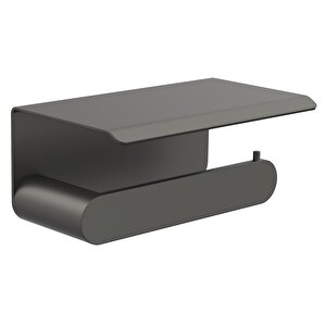 Opal Tuvalet Kağıtlık,etajerli Mat Antrasıt