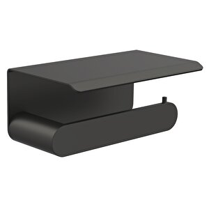 Opal Tuvalet Kağıtlık,etajerli Mat Siyah