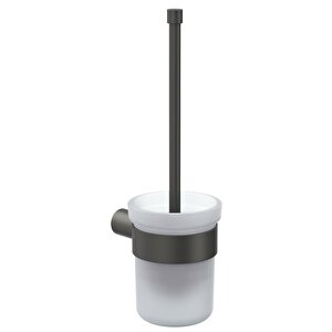 Opal Tuvalet Fırçalık (buzlu Cam) Mat Antrasıt