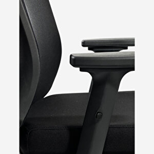 Dynamic Fileli Ergonomik Çalışma Koltuğu – Ayarlanabilir Kollar Başlık Bel Desteği - Siyah