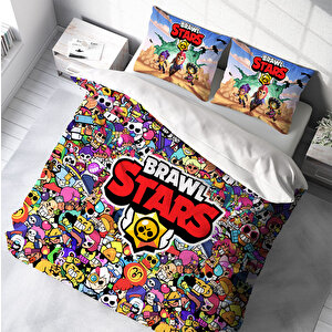 Brawl Stars Çift Kişilik Nevresim Takımı