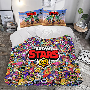 Brawl Stars Çift Kişilik Nevresim Takımı