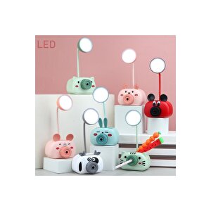 Kedi Masa Lambası Ve Kalemlik, 22x8, Pembe