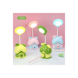 Şirin Ev Masa Lambası Ve Kalemlik, 22x10, Pembe