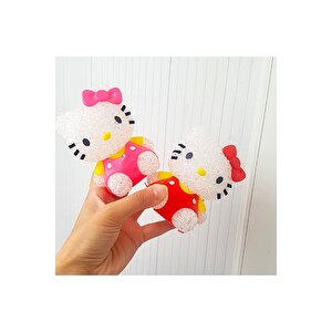 Hello Kitty Işık Saçan Gece Lambası Renk Değiştiren, Kırmızı, 10x7 Kırmızı