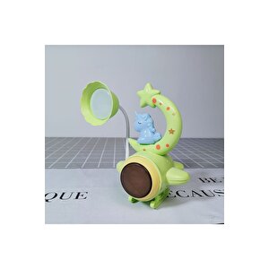 Uçaklı Unicorn Masa Lambası, Yeşil, 23x10 Yeşil