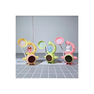 Uçaklı Unicorn Masa Lambası, Yeşil, 23x10 Yeşil