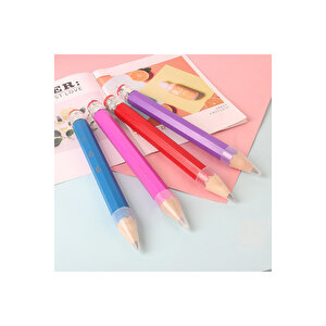 Dev Ahşap Kurşun Kalem, Silgili, Yeşil, 33x3 Yeşil