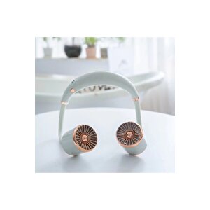 Boyunluk Fan, 3 Kademeli, Usb Li Ve Şarj Edilebilir, Beyaz, 60 Cm Yeşil