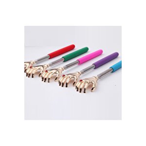 Yüzüklü El Metal Katlanabilir Sırt Kaşıyıcı, Altın, 59x3 Altın