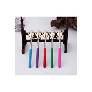 Yüzüklü El Metal Katlanabilir Sırt Kaşıyıcı, Altın, 59x3