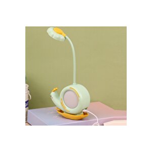 Salyangoz Masa Lambası, Yeşil, 32x15, Yeşil