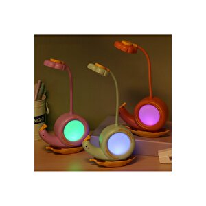 Salyangoz Masa Lambası, Yeşil, 32x15, Yeşil