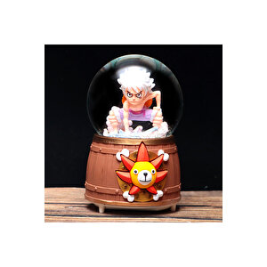 Naruto Orta Boy Kar Küresi Işıklı, Müzikli, Beyaz, 12x8 Beyaz