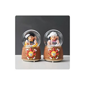 Naruto Orta Boy Kar Küresi Işıklı, Müzikli, Beyaz, 12x8 Beyaz