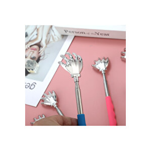 Yüzüklü El Metal Katlanabilir Sırt Kaşıyıcı, Gümüş, 59x3