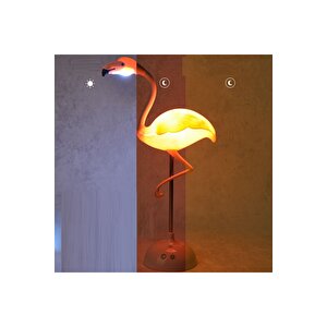 Flamingo Dokunmatik Gece Lambası, Pembe, 38x20 Pembe