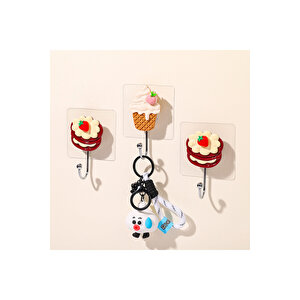 Çelik Askılık, Havuçlu Kek Yapışkanlı Ve Fosforlu, 8x4