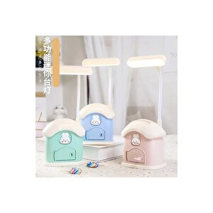 Yeşil Tavşan Evi Aydınlatma Ve Organizer Seti, 25x10, Sürpriz Hediye Yeşil