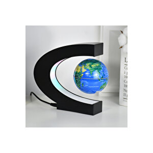 Manyetik Küre Masa Lambası, Mavi, 20x20,