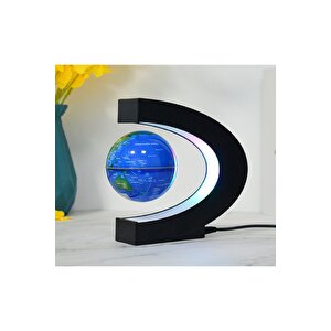 Manyetik Küre Masa Lambası, Mavi, 20x20,