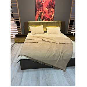 Pamuklu Battaniye 150x200 Bej Bej
