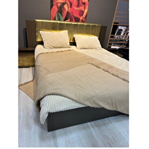 Pamuklu Battaniye 150x200 Bej Bej